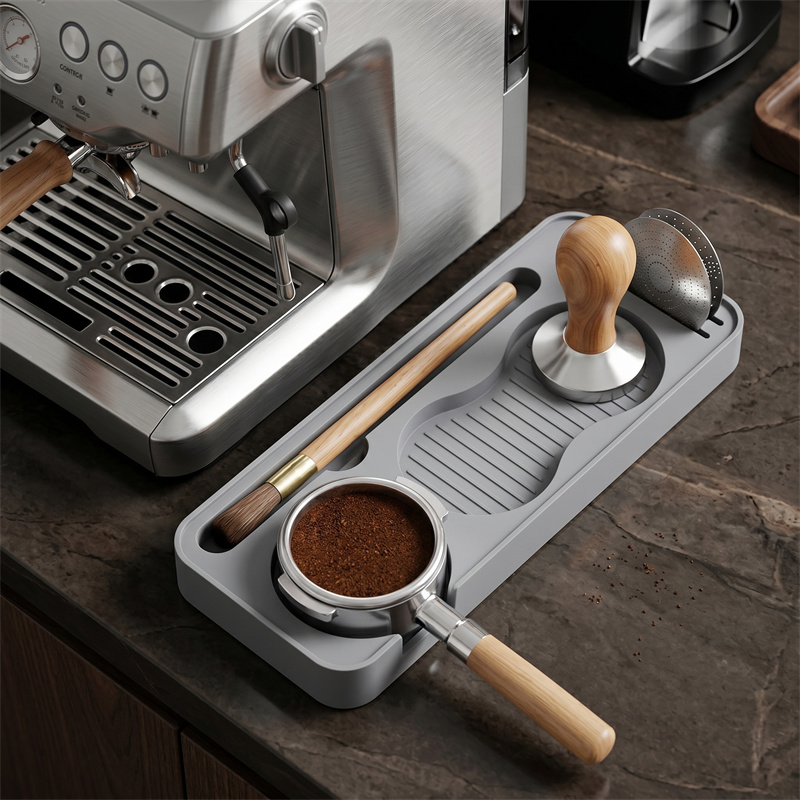 Coffee Equipment Distributor - แท่นวางแทมเปอร์กาแฟซิลิโคนกันลื่น อุปกรณ์ชงกาแฟอเนกประสงค์ ที่วางแทมเปอร์และพอร์ทาฟิลเตอร์
