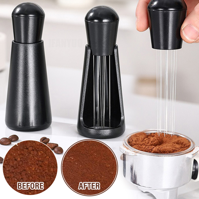 Coffee Equipment Distributor - ที่กดผงกาแฟสแตนเลส ที่คนผงเอสเพรสโซ ที่กระจายผงกาแฟ เข็มสำหรับบาริสต้า อุปกรณ์เสริมสำหรับเครื่องชงกาแฟ