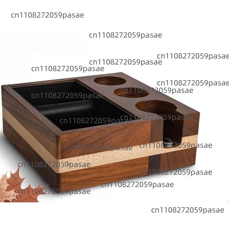 Coffee Equipment Grinder - กล่องเก็บอุปกรณ์ชงกาแฟแบบ Pour-over พร้อมที่วางแทมเปอร์และเครื่องบดกาแฟ