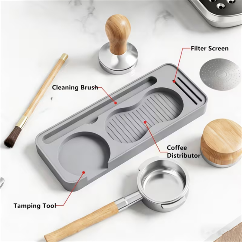 แท่นวางแทมเปอร์กาแฟซิลิโคนกันล - Coffee Equipment Distributor บทวิจารณ์และราคา