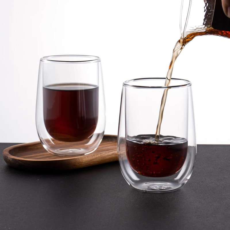 แก้วเอสเพรสโซแบบสองชั้น 2/4 ชิ - Espresso Shot Glass บทวิจารณ์และราคา