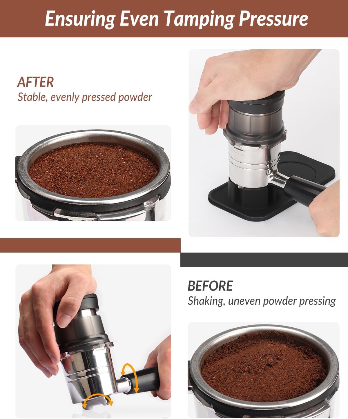 แผ่นรองแทมเปอร์สำหรับเครื่องชง - Coffee Equipment Distributor บทวิจารณ์และราคา