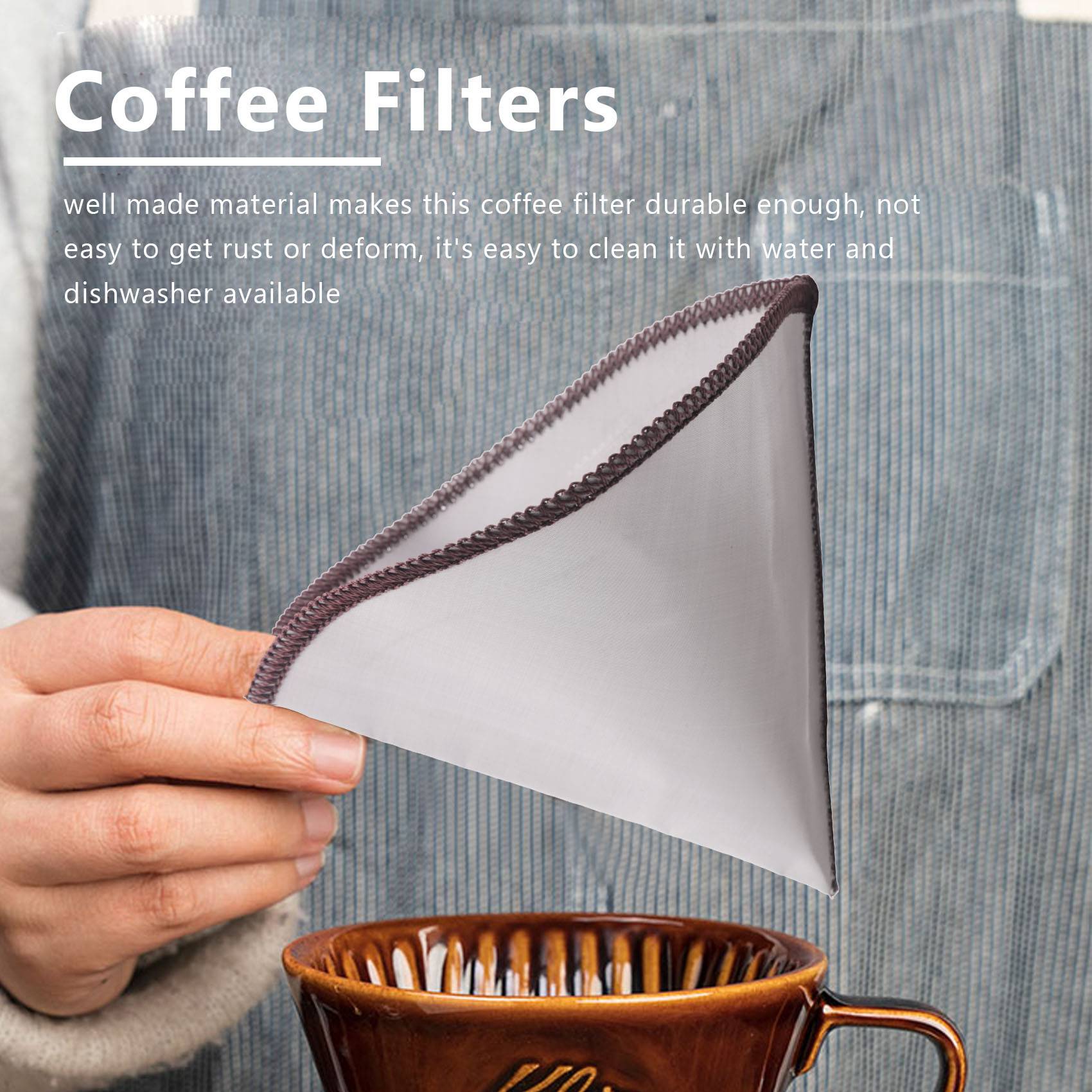 Reusable Pour Over Coffee Filt - Coffee Equipment Distributor บทวิจารณ์และราคา