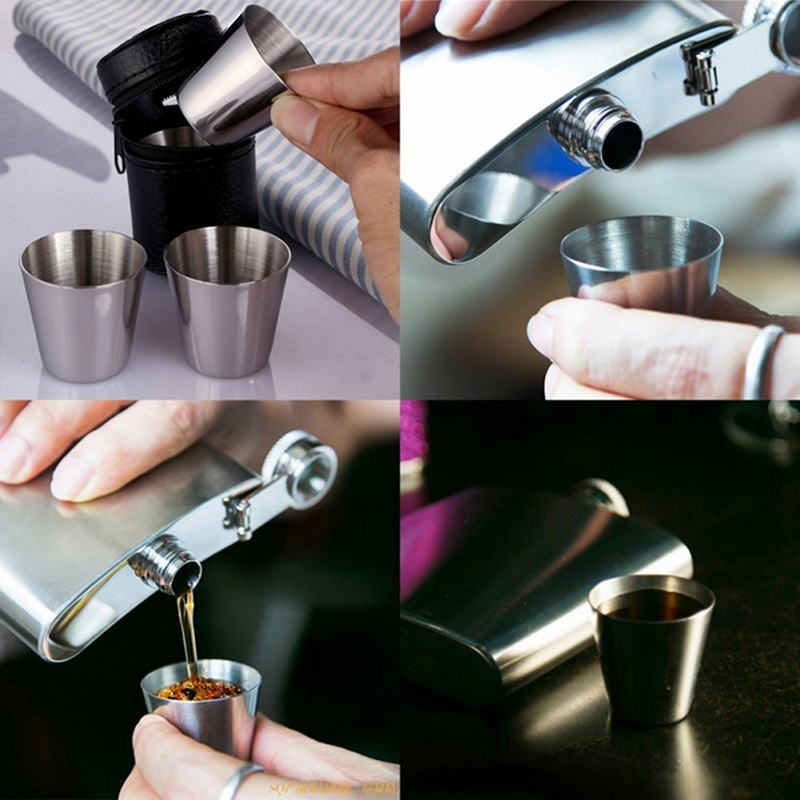 4/6Pcs ถ้วยสแตนเลส MINI Shot แ - Espresso Shot Glass บทวิจารณ์และราคา