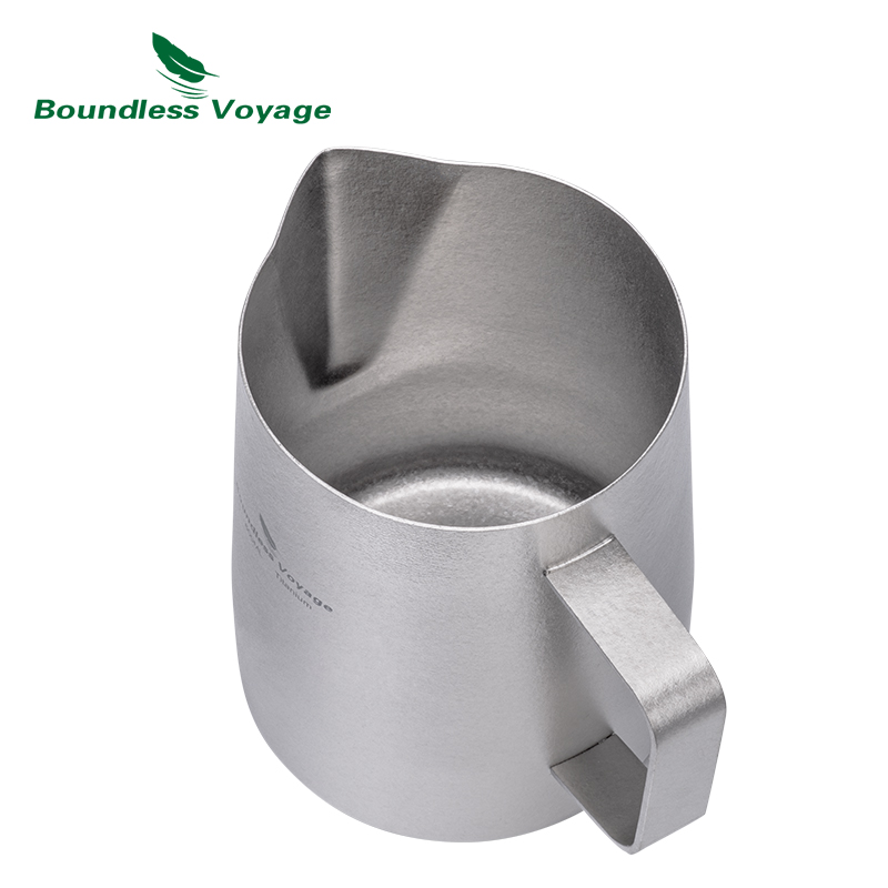 Boundless Voyage Titanium Milk - Milk Steaming Pitcher บทวิจารณ์และราคา