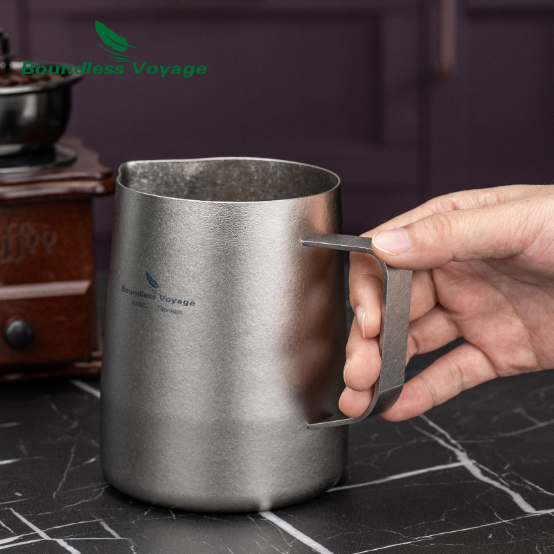 Boundless Voyage Titanium Milk - Milk Steaming Pitcher บทวิจารณ์และราคา