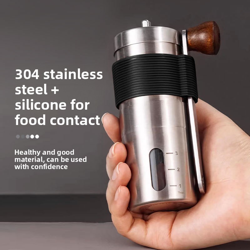 เครื่องชงกาแฟแบบพกพาพร้อมฝาปิด - Coffee Equipment Grinder บทวิจารณ์และราคา