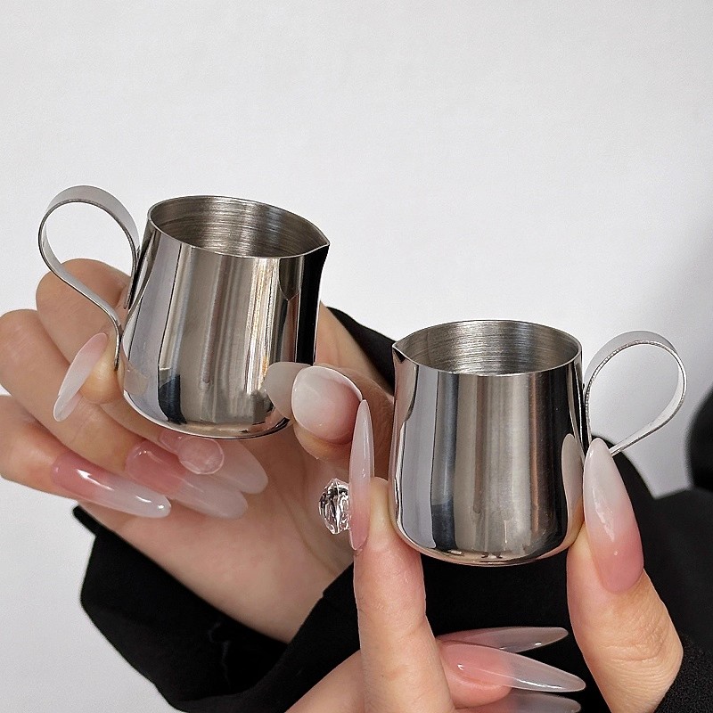 เหยือกตีฟองนมสแตนเลส เหยือกตีฟ - Milk Steaming Pitcher บทวิจารณ์และราคา