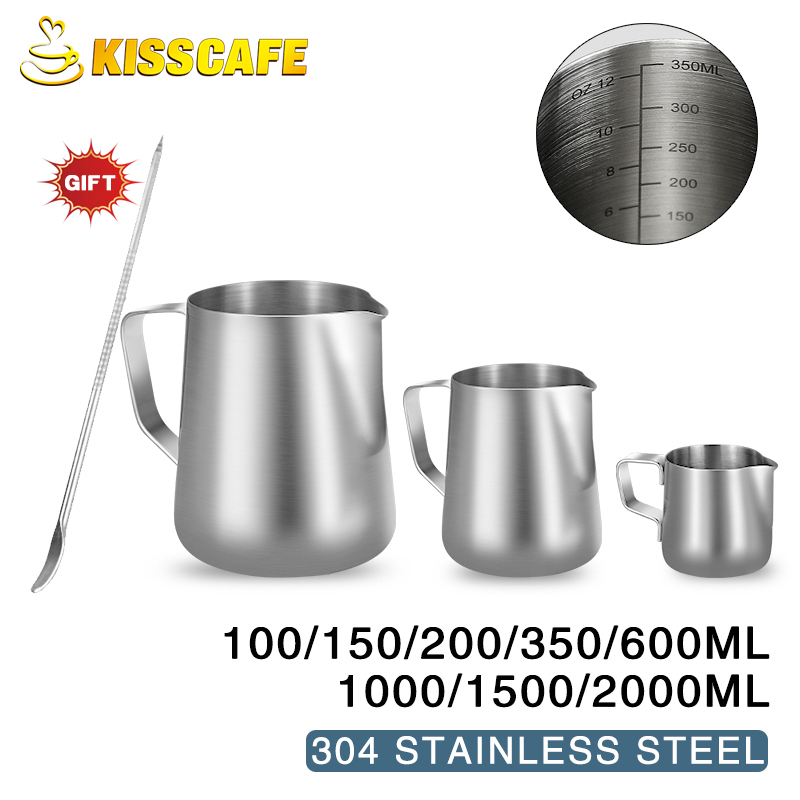 เหยือกตีฟองนมภาชนะสแตนเลส 100M - Milk Steaming Pitcher บทวิจารณ์และราคา