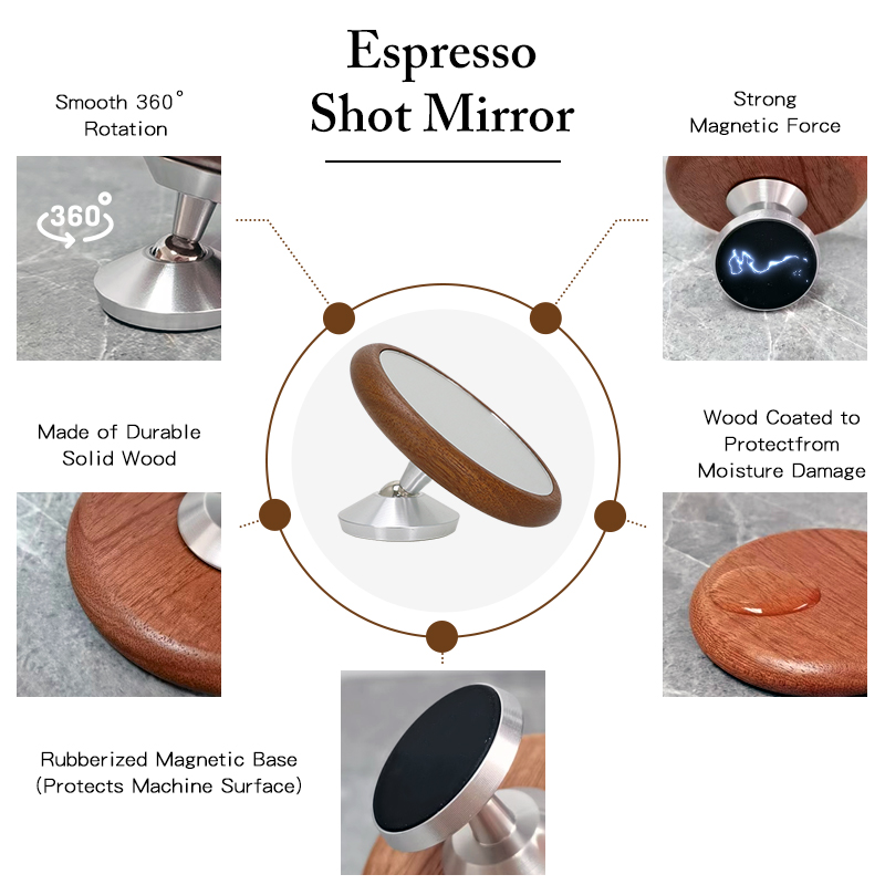 Espresso Shot Mirror แม่เหล็กก - Espresso Shot Glass บทวิจารณ์และราคา