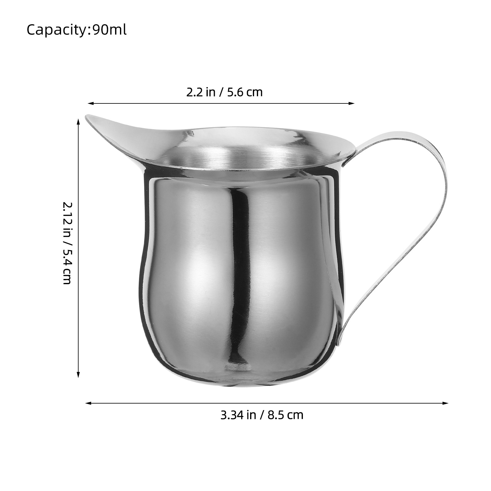 เหยือกตีฟองนมสแตนเลส 2 ชิ้น ดี - Milk Steaming Pitcher บทวิจารณ์และราคา