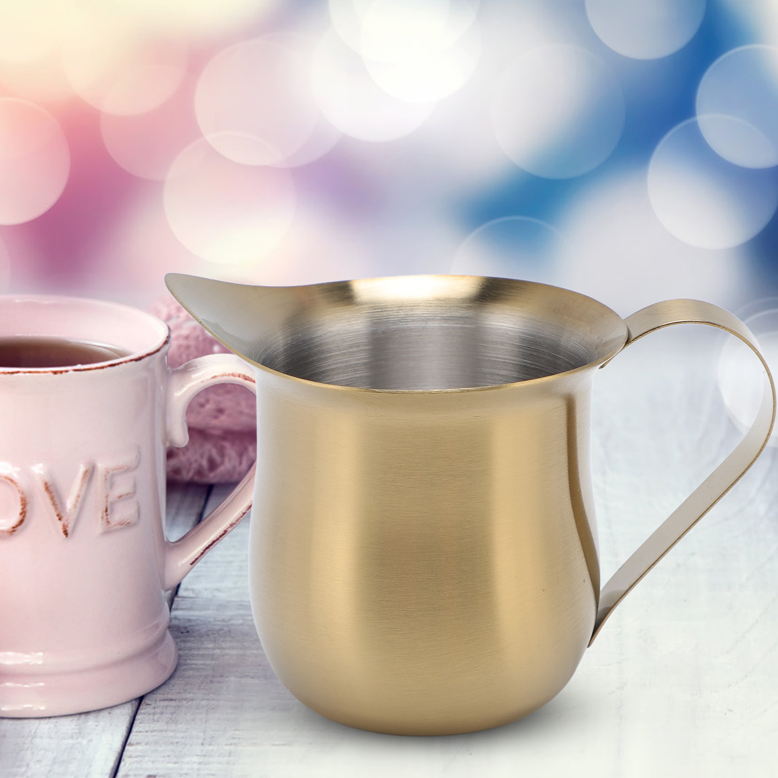 เหยือกตีฟองนมสแตนเลส ขนาด 90 ม - Milk Steaming Pitcher บทวิจารณ์และราคา