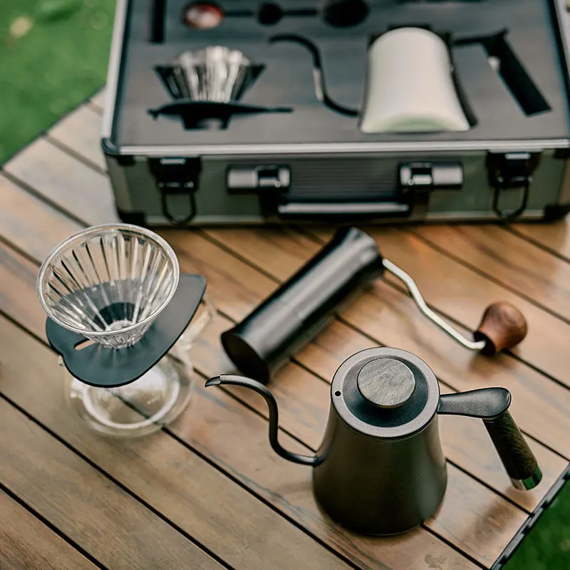 ชุดอุปกรณ์ชงกาแฟแบบพกพา พร้อมเ - Coffee Equipment Grinder บทวิจารณ์และราคา