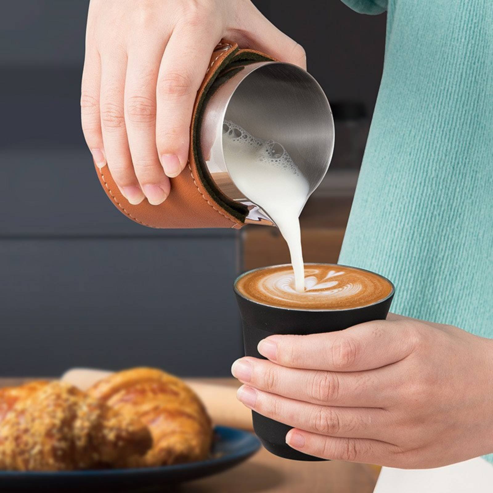 เหยือกทำลาเต้อาร์ต ทนความร้อน  - Milk Steaming Pitcher บทวิจารณ์และราคา